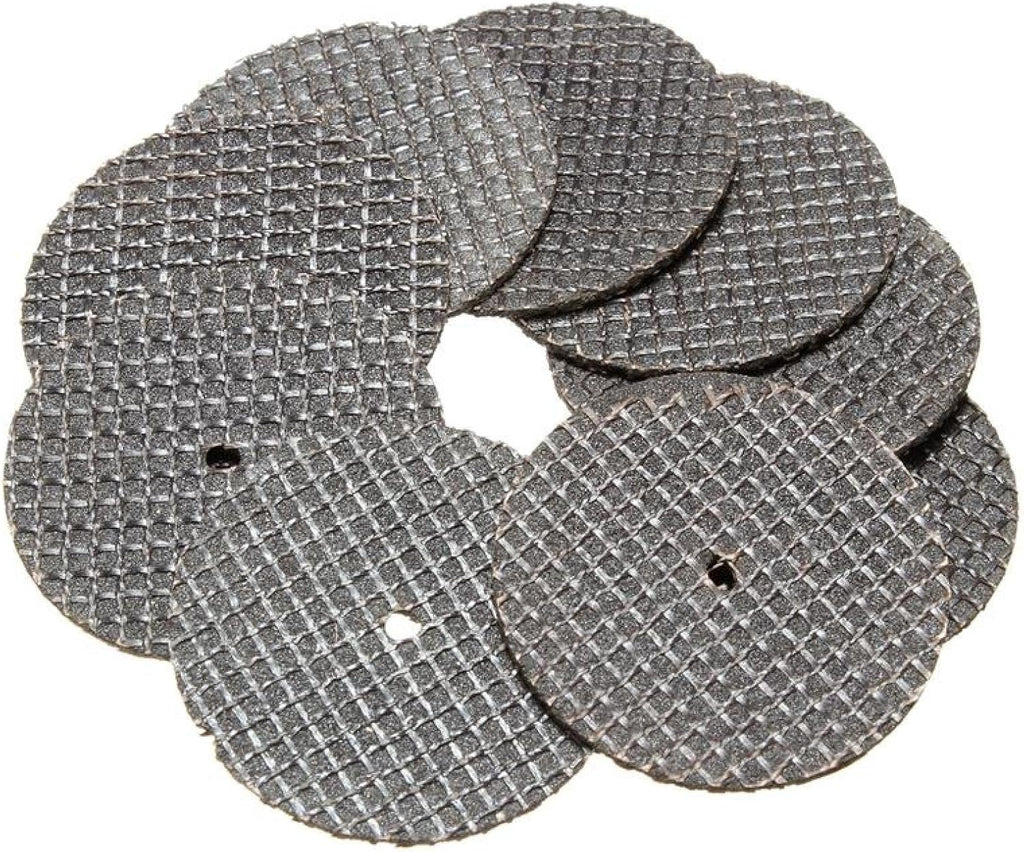 10Pcs 32mm Resin Cutting Disc For Grinder Rotary Circular Saw Blade Wheel Cutting Sanding Disc With 1 Mandrel