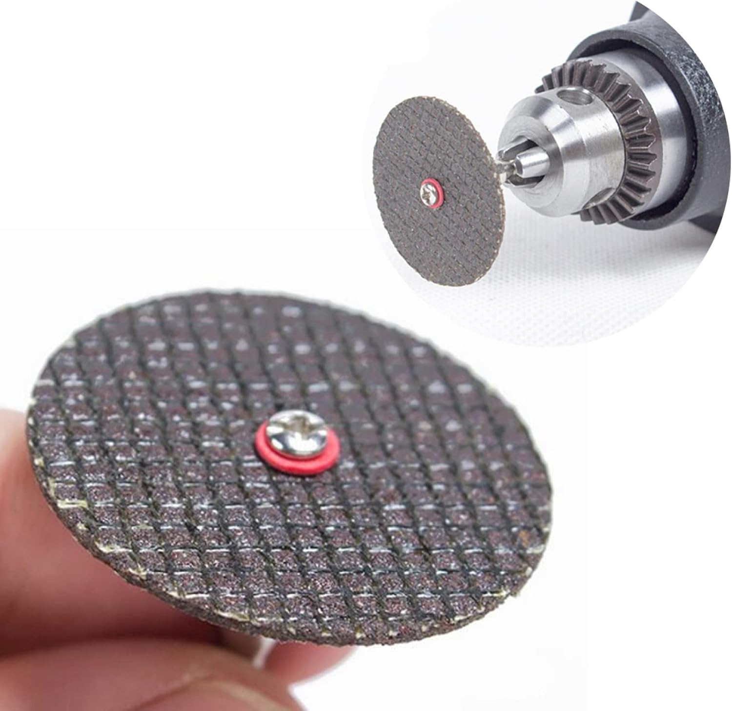 10Pcs 32mm Resin Cutting Disc For Grinder Rotary Circular Saw Blade Wheel Cutting Sanding Disc With 1 Mandrel