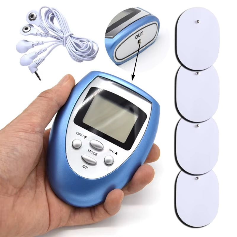 1PC Digital TENS Therapy Machine – Portable Electric Full Body Massager for Pain Relief & Slimming (With Battery & Book)