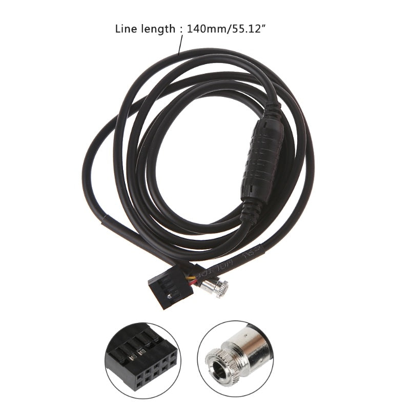 3.5mm AUX Input Cable – Female Dash Mountable Socket for BMW R7F4 | Audio Extension Adapter