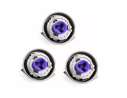 3pcs DualPrecision HQ8/52 Replacement Heads Fits Ph-ilips Norelco Shaving AT750/AT751 AT890 AT891 PT710 PT720 PT730 7110X 8831XL
