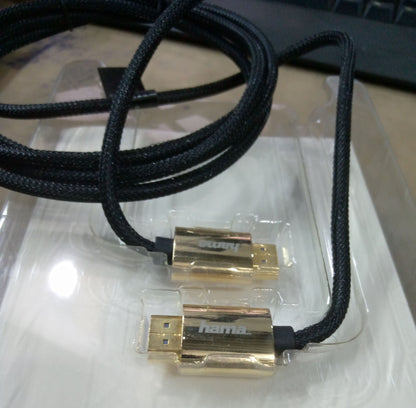 HDMI to HDMI Cable Gold Plated | High-Speed 4K Ultra HD | Durable & Shielded HDMI Lead