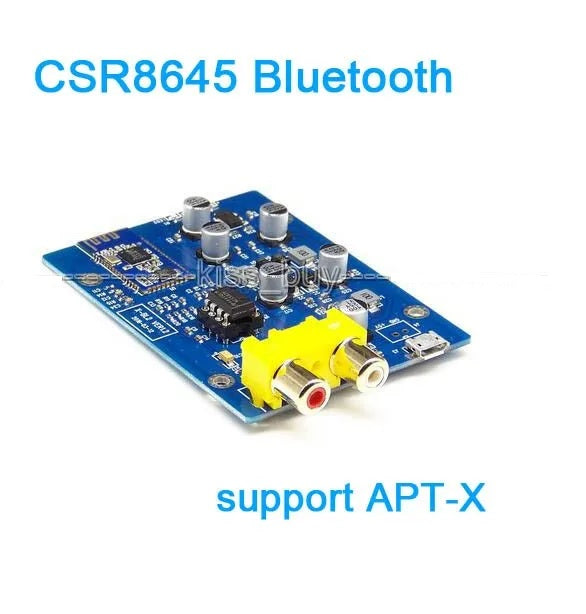 CSR8645 Bluetooth 4.0 Audio Proader with USB APT-X Transmission Support for Car Amplifier Speaker Modification (Gold Plated )