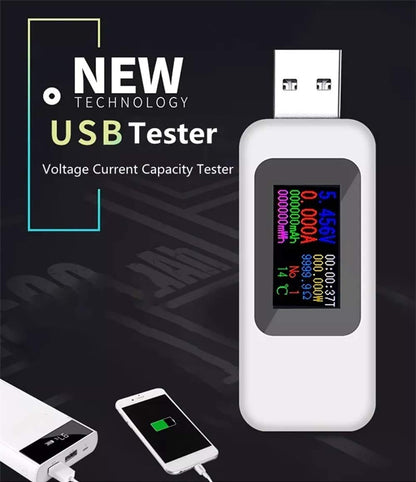 KWS-MX18 10 in1 Digital LCD Display USB Tester Voltage Current Tester Power Meter Timing Ammeter USB Charger Tester Voltmeter