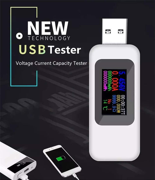 KWS-MX18 10 in1 Digital LCD Display USB Tester Voltage Current Tester Power Meter Timing Ammeter USB Charger Tester Voltmeter