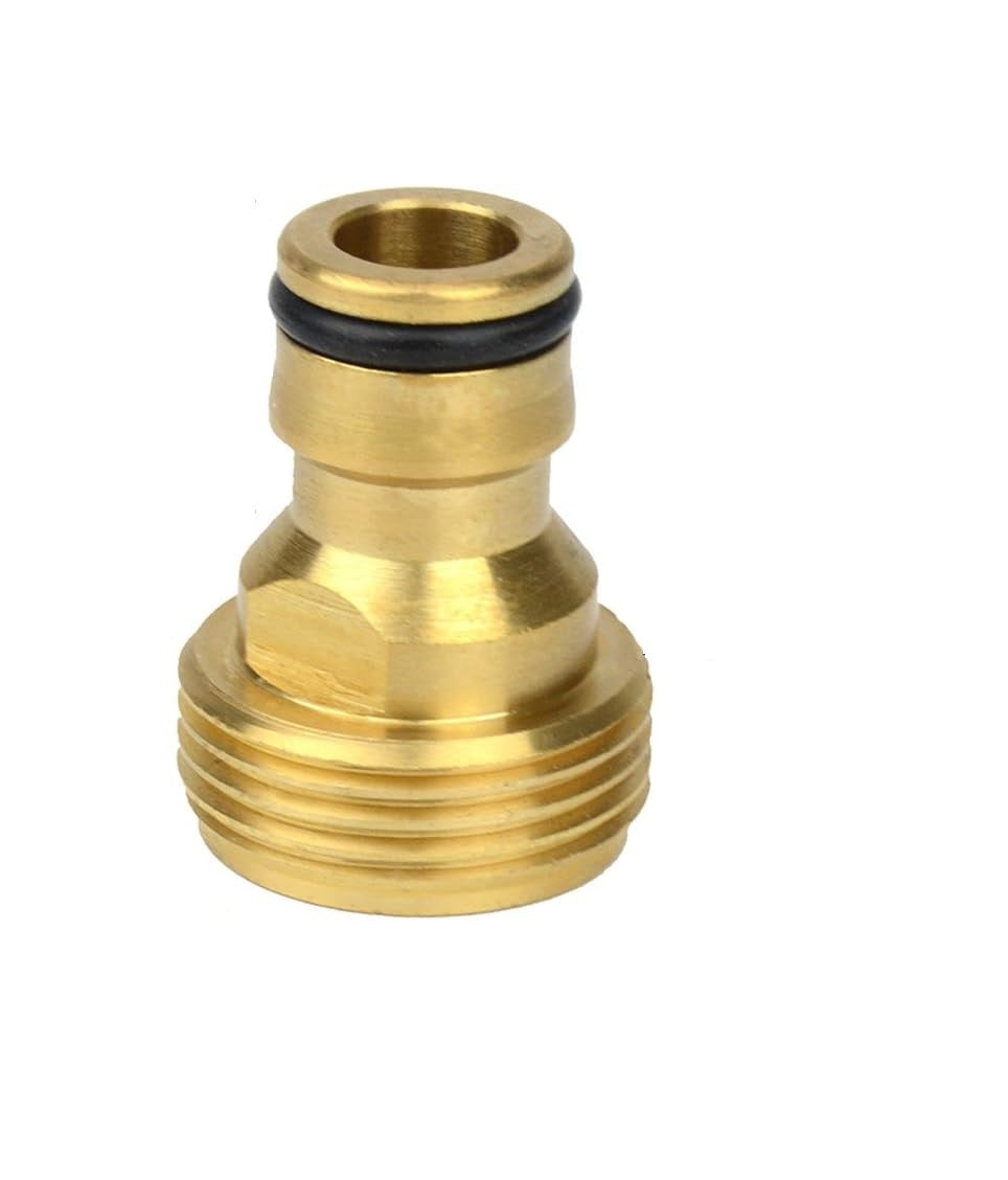 Brass Male Thread Faucet Hose Nozzle Quick Connect Adapter – Durable Rustproof Garden Tap Connector for Hose Pipe