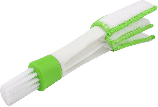 Car AC Vent Cleaning Brush 2-in-1 Multi-Purpose Interior Cleaning Tool for Dashboard, Air Vents & Hard-to-Reach Areas