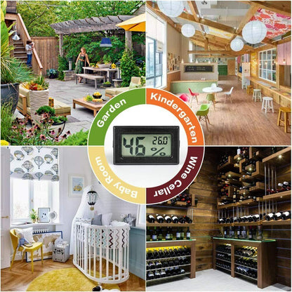 Hygrometer Thermometer Humidity Temperature Mini Digital LCD Display Meter Gauge