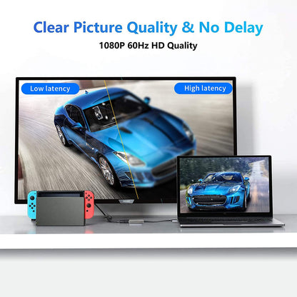 4K HDMI Video Capture Card 1080P 60fps Live Gaming Streaming Teaching Black