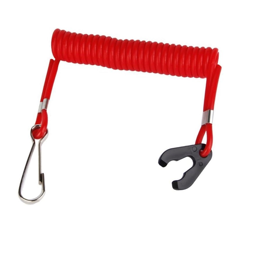 Universal Boat Engine Stop Cord Safety Key Lanyard