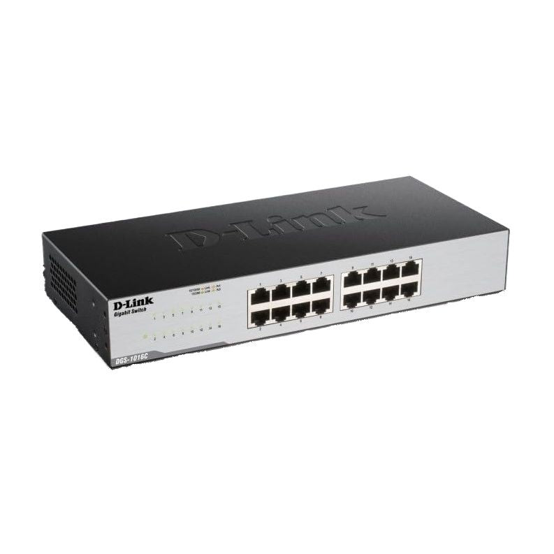 D-Link 16-Port Ethernet Switch – Unmanaged Network LAN Switch Desktop & Rackmount