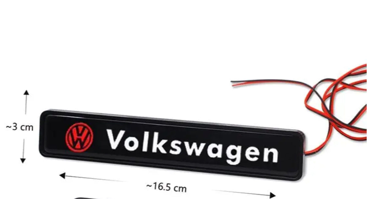 LED Volkswagen Emblem Badge - Illuminated VW Logo for Grille or Trunk 12V Custom Light - image 4