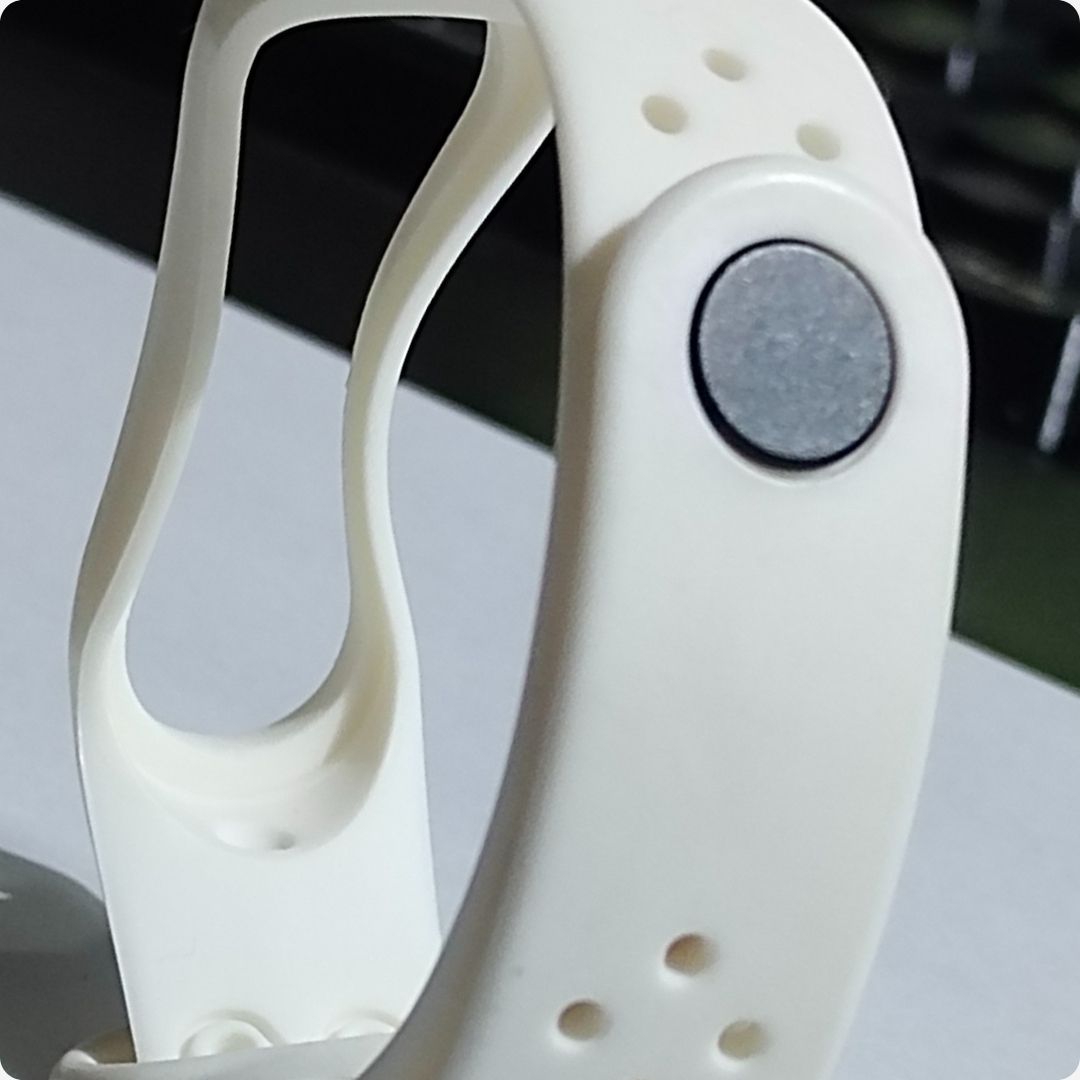 Silicon Off White Strap for XIAMOMI band series 3 4, Premium Quality, A One, High Quality, Smart Band Strap, XIAOMI, Water Proof