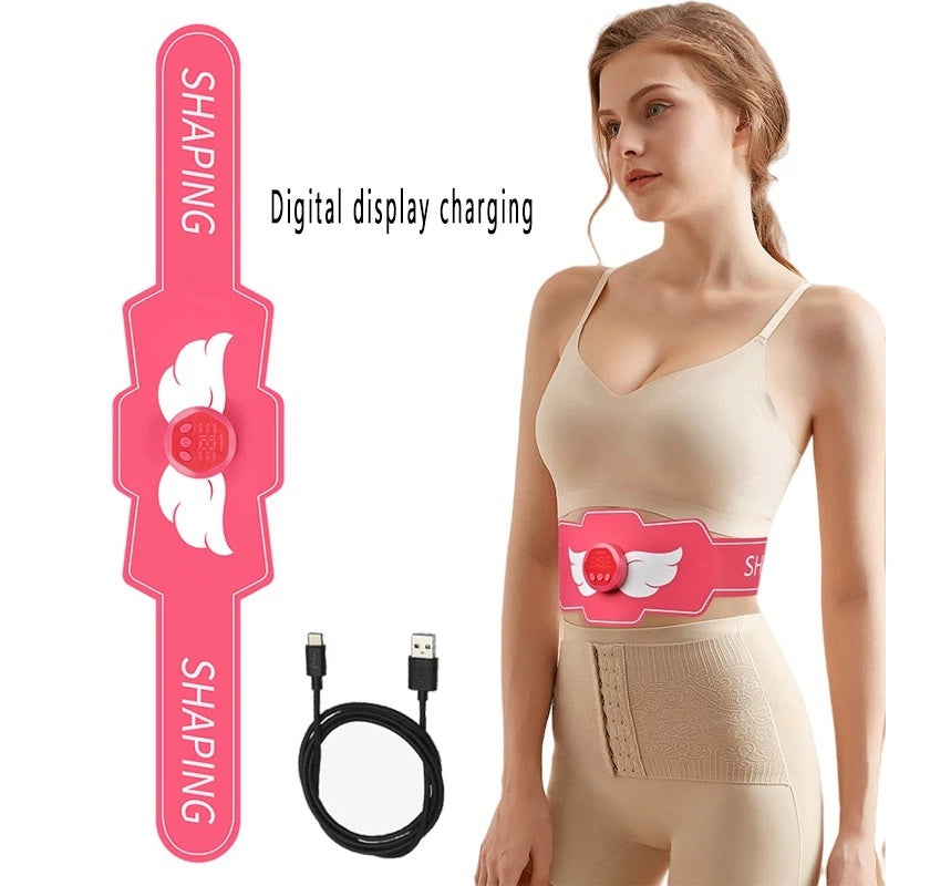 Rechargeable Smart New Belt Abdominal Muscle Post Electric Abdominal Weight Loss Belt Constant Temperature EMS Smart Fitness Belt