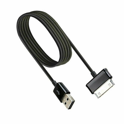 30-Pin USB Data Sync Charging Cable Compatible with iPhone 4/4s,3G/3GS, iPad 1/2/3 and iPod, Black Cord