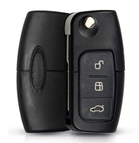 3 Buttons Car Key Cover Flip Folding Replacement