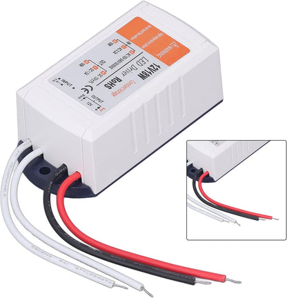 LED Driver Power Supply – Constant Voltage Adapter AC 100-240V to 12V 1.5A 18W for LED Strip Lights & LED Projects
