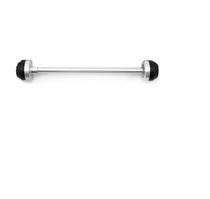Motorcycle Front & Rear Axle Slider Crash Protector 29cm – Wheel Protection Guard for Tuono V4 / V4R 2012–2021 (Silver) – Single Piece