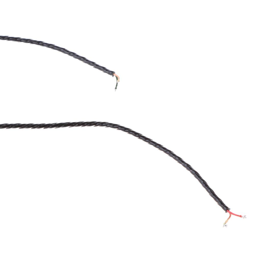 Copper Wire Core Earphone Audio Cable Replacement | Durable DIY Headphone Repair Wire Line | High Quality Black & Gray Audio Connector Cable