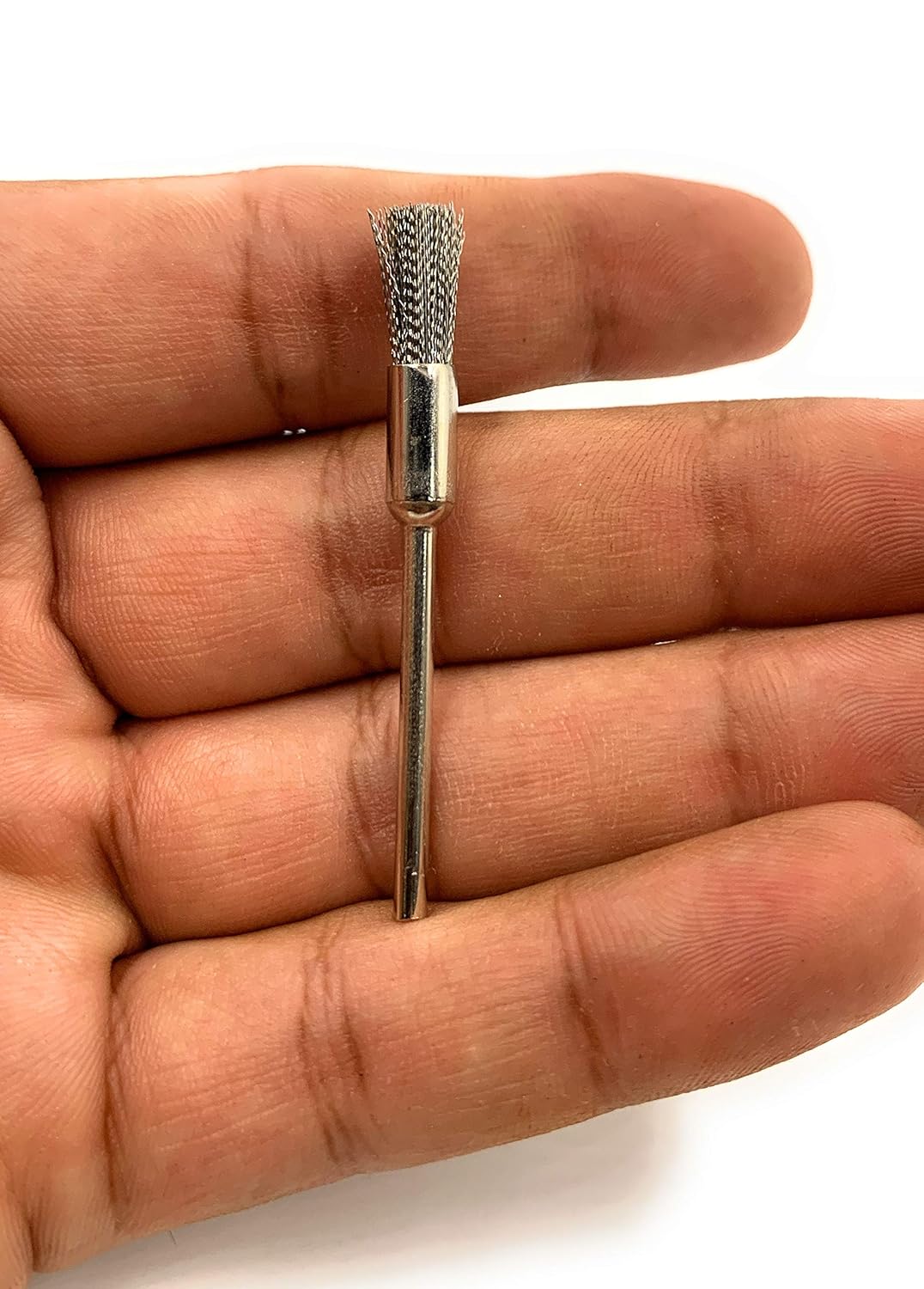 Stainless Steel Wire End Brush for Dremel Rotary Tool – 1 PCS Polishing Brush for Rust Removal, Satin Finish, Jewellery & Watch Cleaning Tool