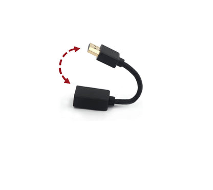HDMI 2.0 Male to Female Extension Cable 30cm – 4K UHD, 3D, Streaming Device Compatible