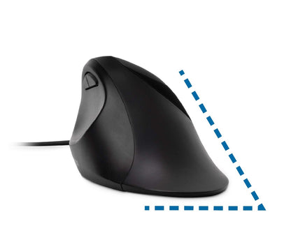 Kensington K75403JP Pro Fit Ergo Wired Mouse – Ergonomic Vertical USB Mouse for Windows &