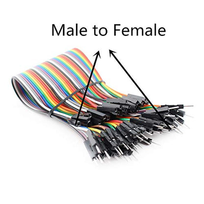 5 pcs 30cm Leanth Multicolored Jumper Wires Kit  Breadboard Ribbon Cables for Arduino Raspberry Pi DIY Projects