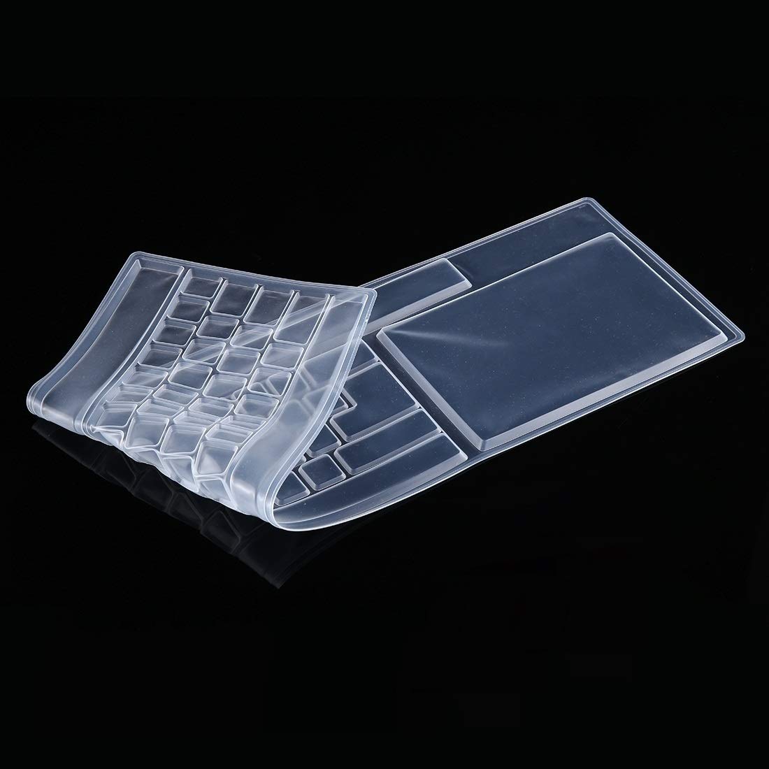 Ultra-Thin Transparent Silicone Keyboard Cover for Desktop Computer – Waterproof & Dustproof Protector