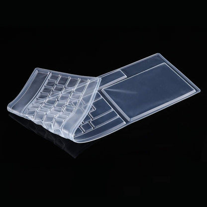 Ultra-Thin Transparent Silicone Keyboard Cover for Desktop Computer – Waterproof & Dustproof Protector