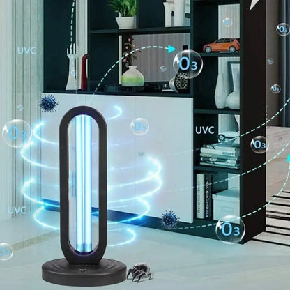 UV Light Sanitizer & UVC Disinfection Lamp with Remote Control for Home, Office & Kitchen