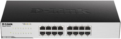 D-Link 16-Port Gigabit Ethernet Switch – Unmanaged Network Internet Hub Desktop / Rackmount Plug & Play LAN Switch