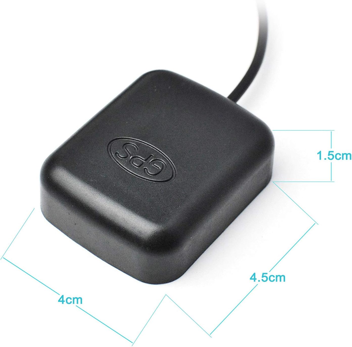 GPS Antenna Waterproof Hidden Adhesive Mount 3.5mm Plug GPS for Car Dash Cam Dashboard Camera Safety Video DVR Recorder GPS Tracker Receiver