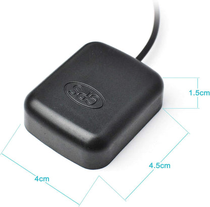 GPS Antenna Waterproof Hidden Adhesive Mount 3.5mm Plug GPS for Car Dash Cam Dashboard Camera Safety Video DVR Recorder GPS Tracker Receiver