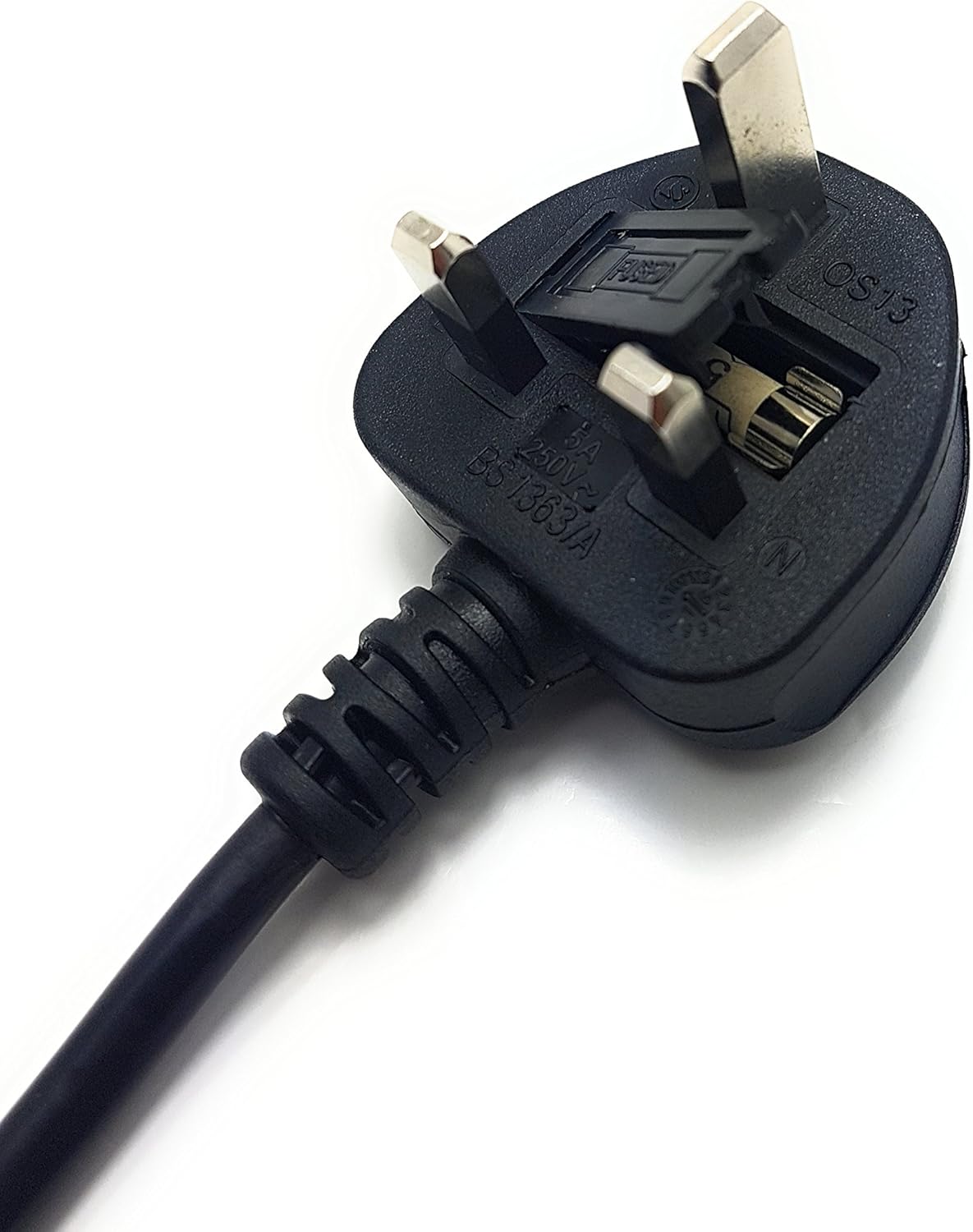 Heavy Duty 3 Meter UK 3-Pin Plug to IEC C13 Power Cable – 10A 250V High Quality Mains Lead for PC, Monitor, Printer & Electronics