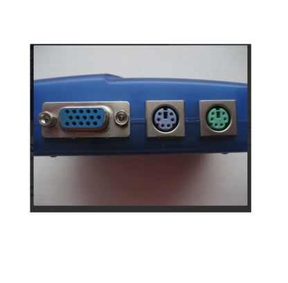 Branded Used KVM 2-Port Switch KVM-102-01 VGA PS/2 with Cables | Control 2 PCs with 1 Monitor, Keyboard & Mouse