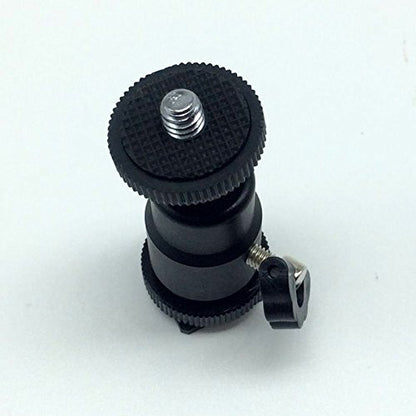1PCS Camera Tripod Hot Shoe Adapter with 1/4" Ball Head Mount | Universal Bracket Holder for DSLR, LED Light & Microphone | Budget-Friendly Camera Accessory
