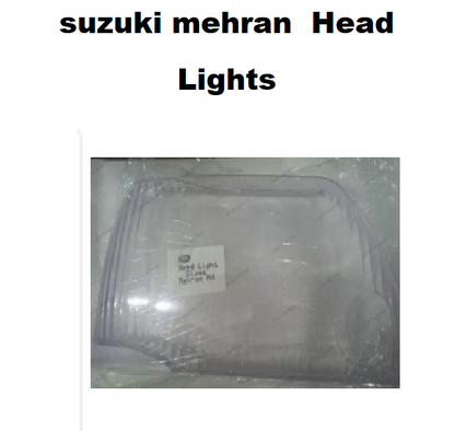 Suzuki Mehran Right Side Headlight Glass Cover Goldenline 218-1104R | Single Piece Head Lamp Glass RH