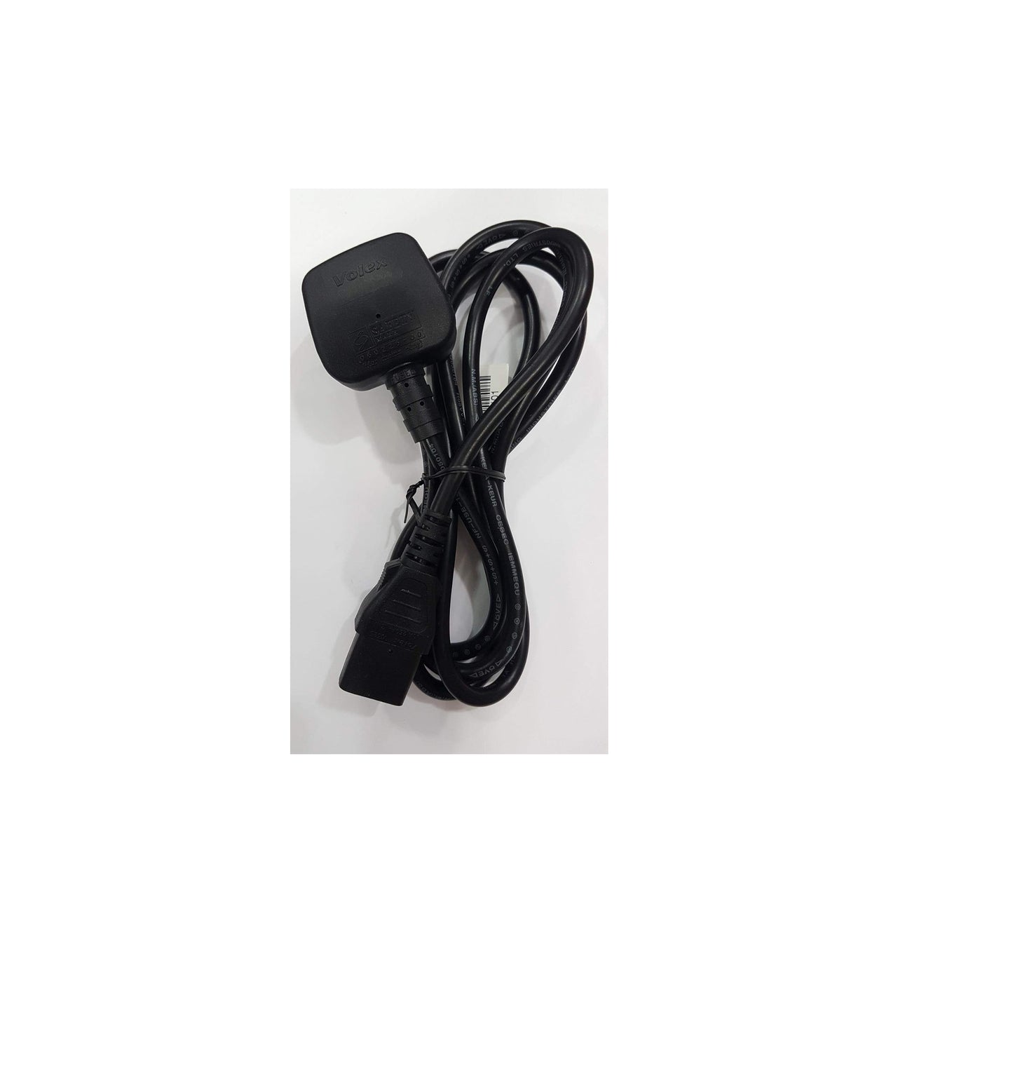 UK 3 Pin Power Cable 1.8m – BS1363 Mains Lead for PC, TV & Monitor