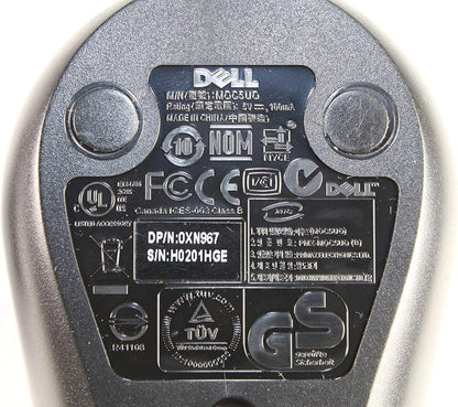 Dell 3-Button USB Wired Optical Mouse with Scroll Wheel – 1000 DPI Precision, Ergonomic Design for Laptop & Desktop (Black)