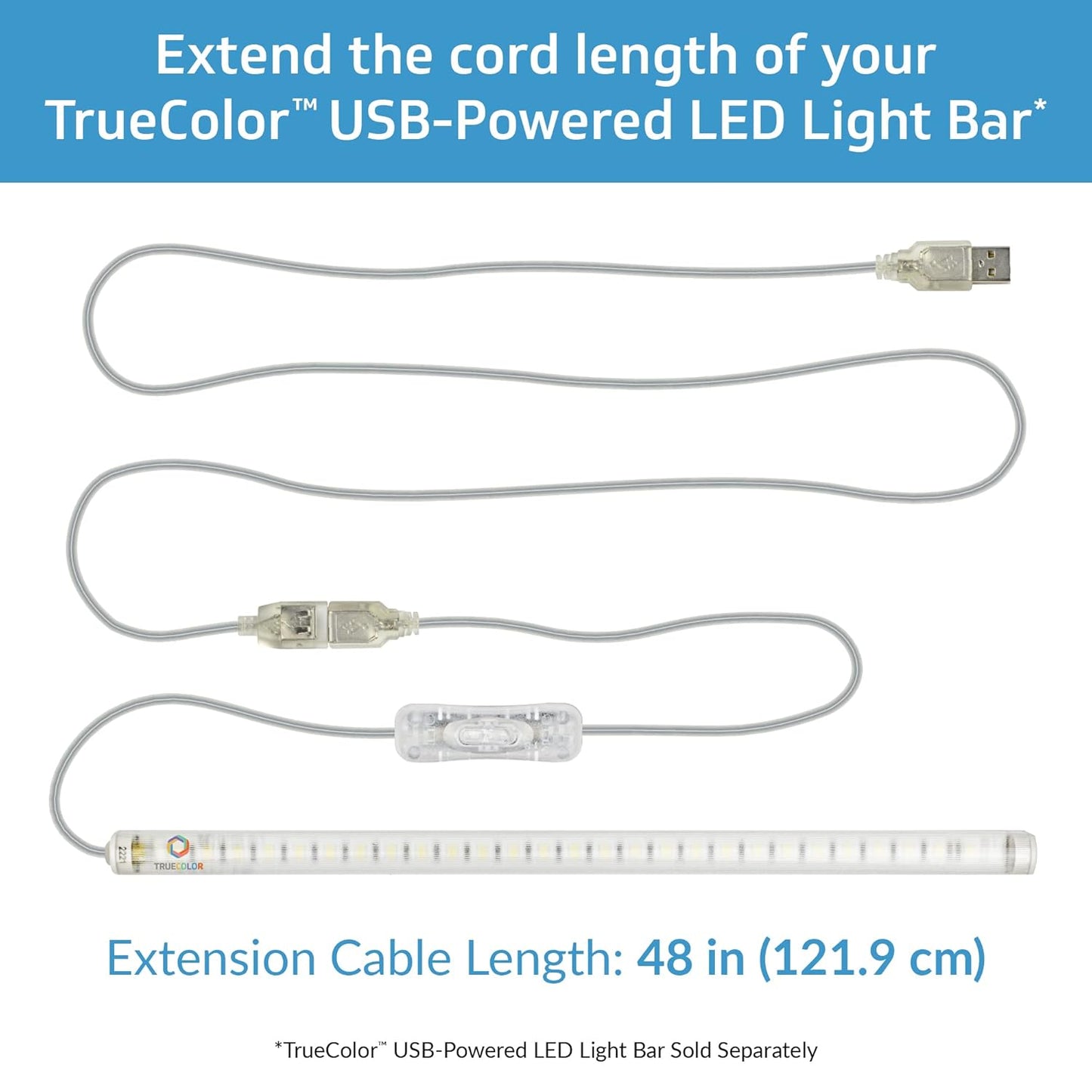 USB Extension Cable 1 Meter Male to Female – Premium Quality High Speed Performance USB 2.0 Data Extension Cable for PC, Laptop, Printer, Keyboard & Mouse