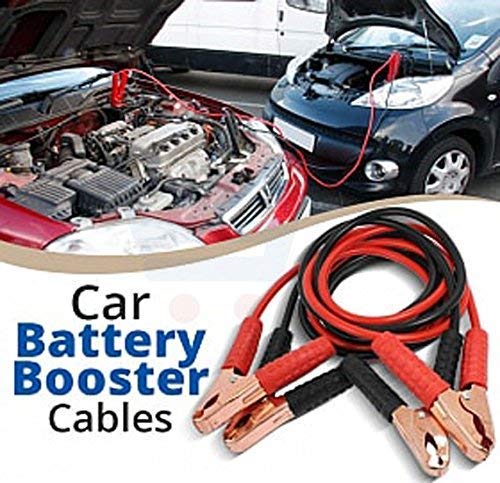 Car Battery Jumper Cable 2 Meter– Red & Black Booster Cables for Emergency Vehicle Jump Start