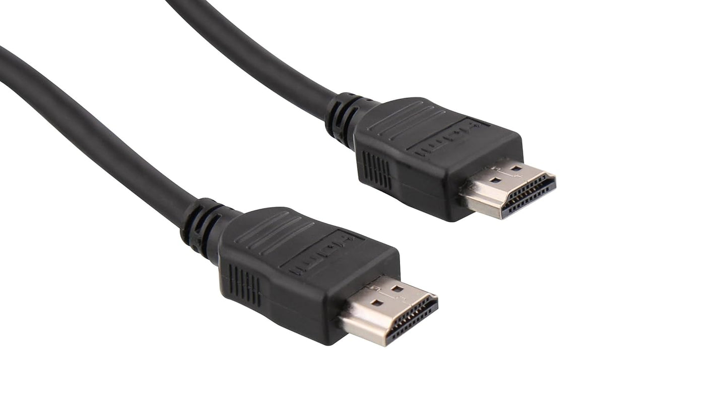 HDMI 2.0 Cable 1.5M Black – 4K & 5K @60Hz High-Speed HDMI Cable with Ethernet, Male to Male Plug & Play Audio Video Cable