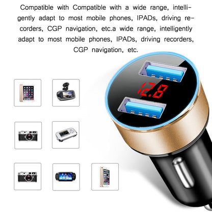 2 Port Portable Car Charger Fast Charging USB Adapter for Android & iPhone – Dual USB Car Charger for All Smartphones