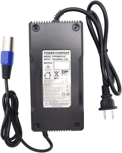 24V 4A Battery Charger with XLR Connector – Smart Charger for Mobility Scooters, Power Chairs & Electric Wheelchairs Compatible with EA1065, S150 180 X-CEL, Jazzy 1107, 614HD, Invacare Pronto M51 & More