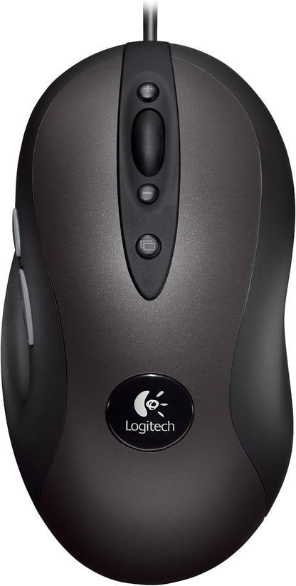 Logitech Wired Optical Mouse 5 Buttons with Scroll Wheel – High Precision USB Mouse for PC & Laptop (Ergonomic Design)