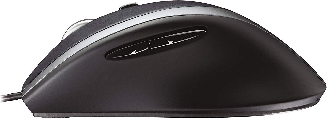 1 pcs Logitech M500 Wired USB Mouse – 1000 DPI Laser Precision, 7 Programmable Buttons, Hyper-Fast Scrolling for PC, Mac & Laptop (Black)