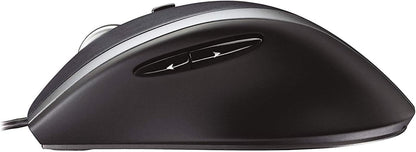 1 pcs Logitech M500 Wired USB Mouse – 1000 DPI Laser Precision, 7 Programmable Buttons, Hyper-Fast Scrolling for PC, Mac & Laptop (Black)
