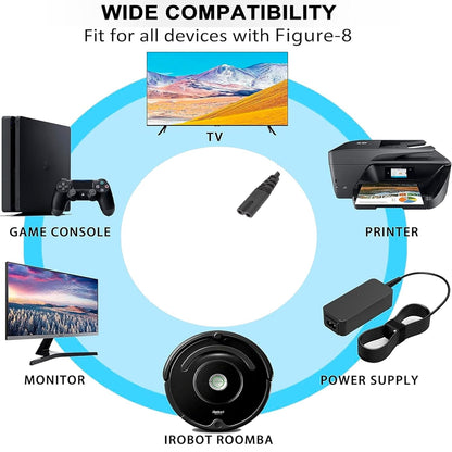 2-Pin L-Shape Universal AC Power Cord is a high-quality