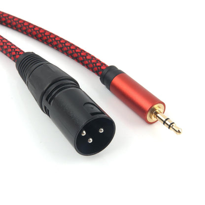 3.5mm TRS to XLR Male Cable – Smartphone to Mixer Audio Adapter