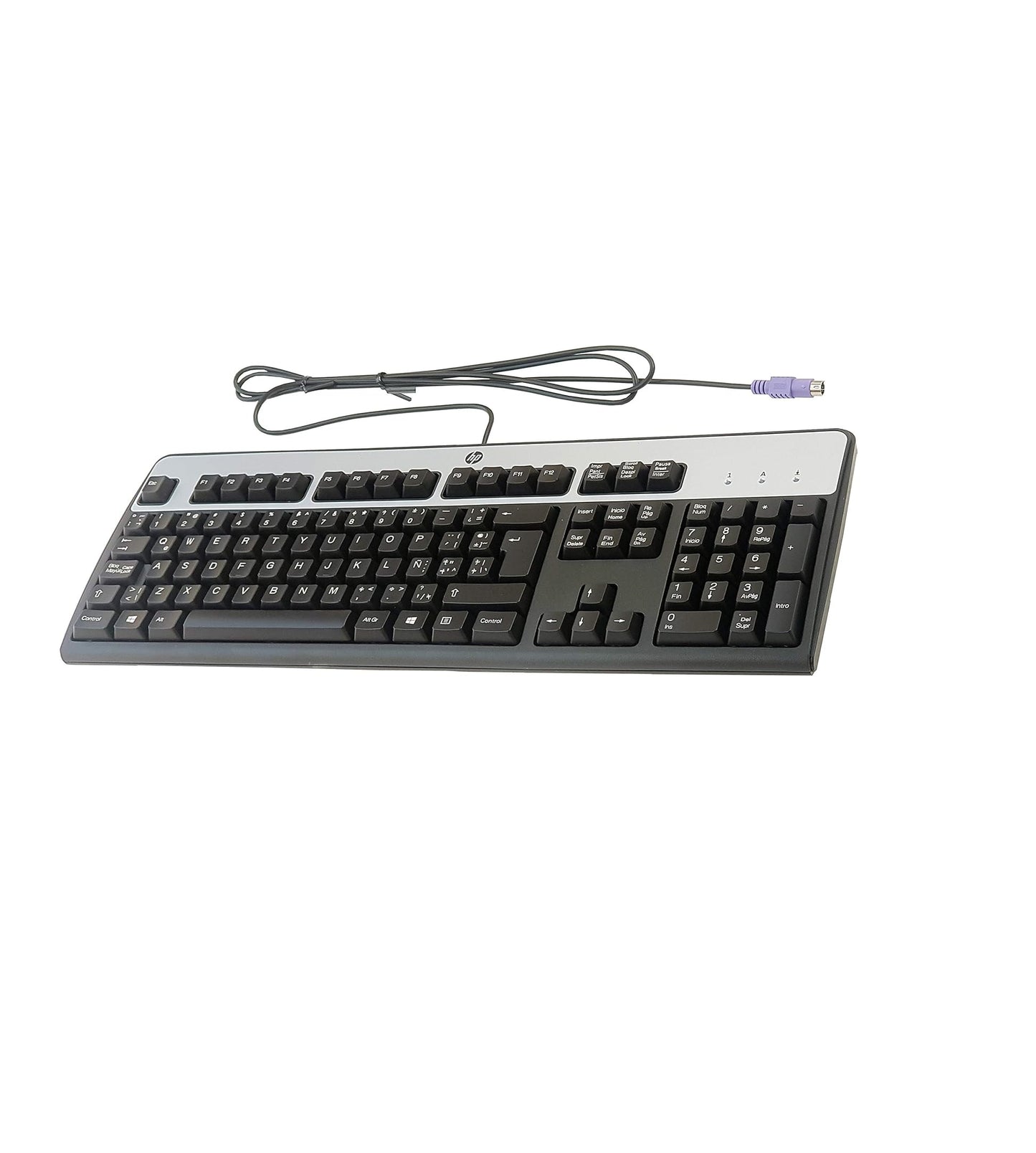HP Standard 104-Key PS/2 Keyboard – Durable Wired Keyboard for Desktop PC | Comfortable Typing, Plug & Play